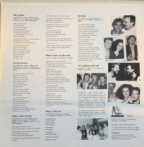 Don't Feed The Animals : Party At The Zoo (LP, Album)