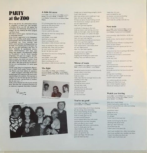 Don't Feed The Animals : Party At The Zoo (LP, Album)