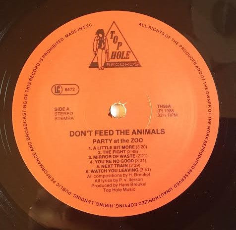 Don't Feed The Animals : Party At The Zoo (LP, Album)