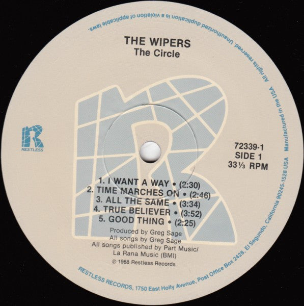 Wipers : The Circle (LP, Album)