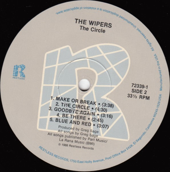 Wipers : The Circle (LP, Album)