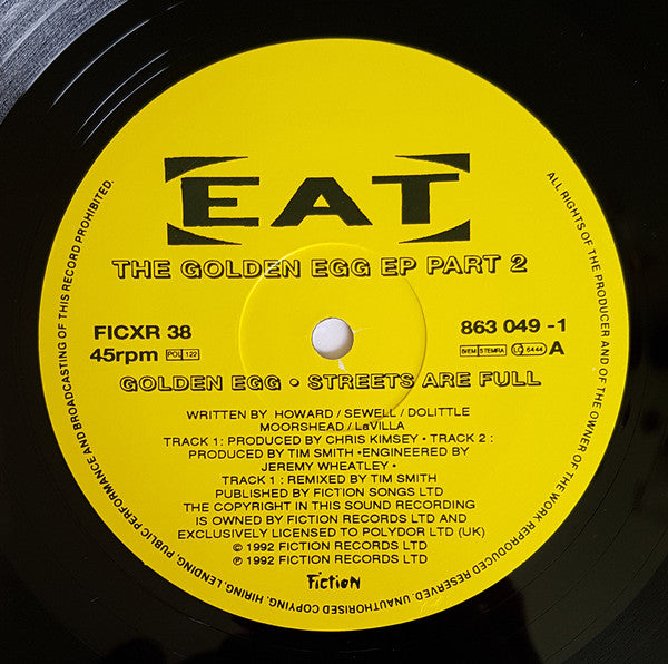 Eat (2) : The Golden Egg EP Part 2 (12")