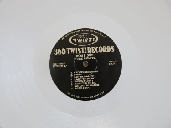 Boss 302 : Rock Songs (LP, Album, Whi)