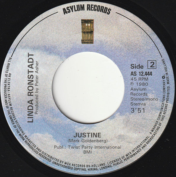 Linda Ronstadt : Hurt So Bad (7", Single)