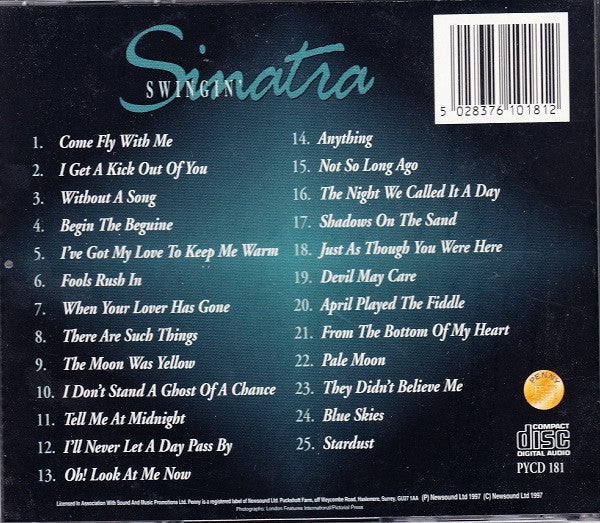 Frank Sinatra : Swingin' Sinatra (CD, Comp)