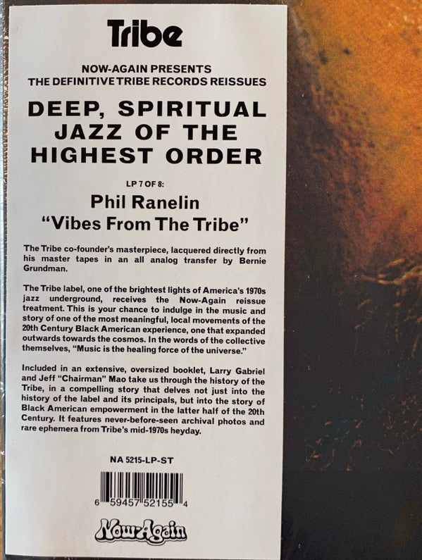 Phil Ranelin : Vibes From The Tribe (LP, Album, RE, RM)