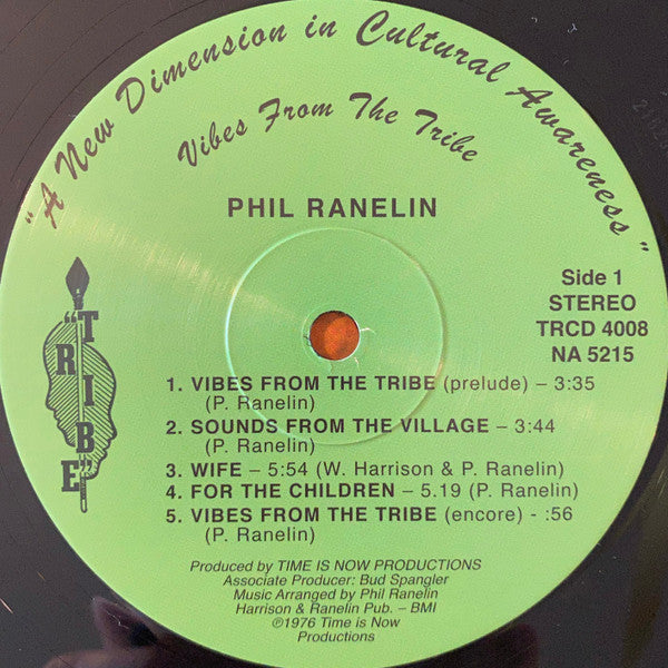 Phil Ranelin : Vibes From The Tribe (LP, Album, RE, RM)