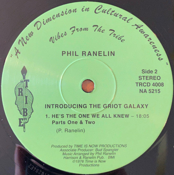 Phil Ranelin : Vibes From The Tribe (LP, Album, RE, RM)