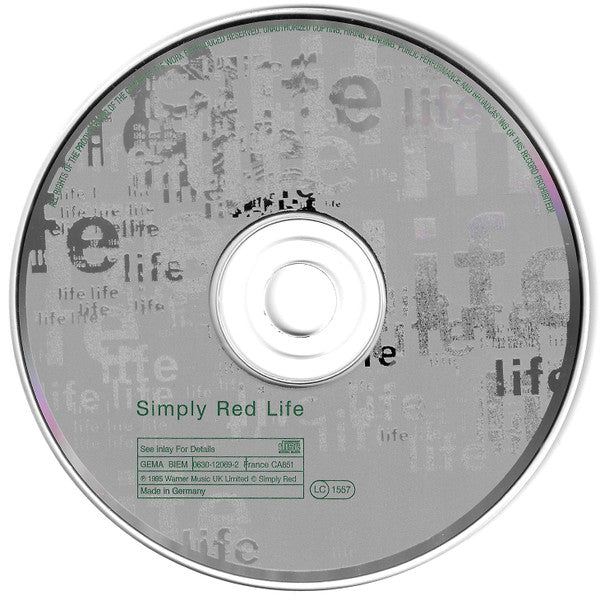 Simply Red : Life (CD, Album, Unofficial)