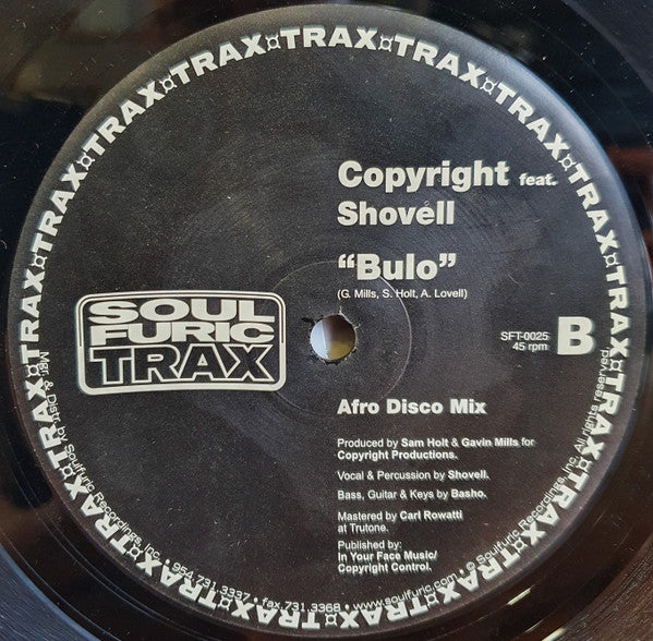 Copyright Feat. Shovell : Bulo (12")