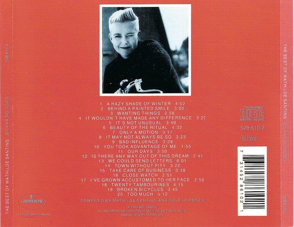 Mathilde Santing : The Best Of Mathilde Santing - So Far So Good (CD, Comp, RE)