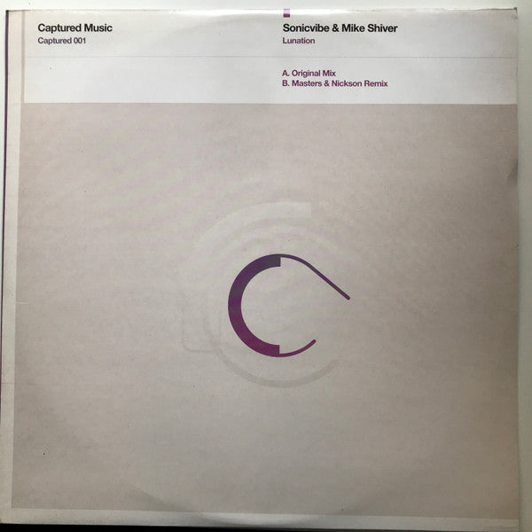 Sonicvibe & Mike Shiver : Lunation (12")