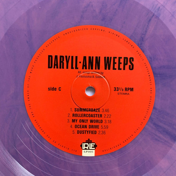 Daryll-Ann : Daryll-Ann Weeps (2xLP, Album, RE, Pur)