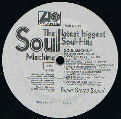 Various : Soul Machine The Latest Biggest Soul-Hits (LP, Comp)