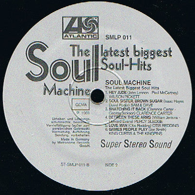 Various : Soul Machine The Latest Biggest Soul-Hits (LP, Comp)