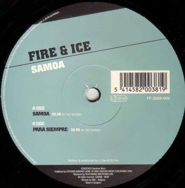 Fire & Ice : Samoa (12")