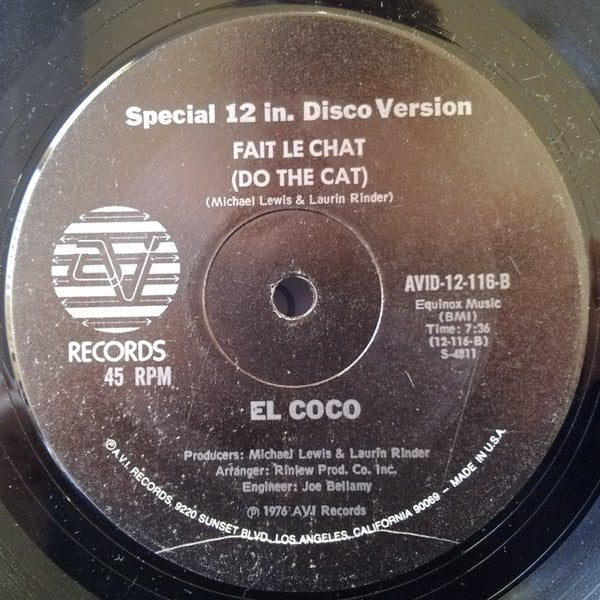 El Coco : Let's Get It Together / Fait Le Chat (Do The Cat) (12")