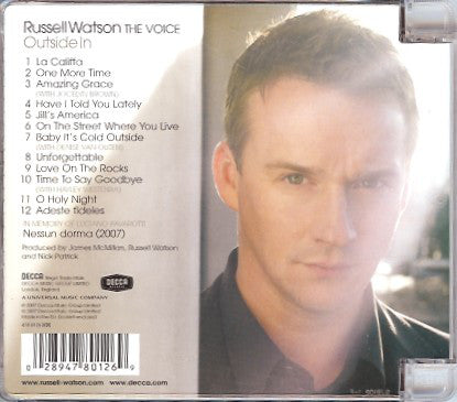 Russell Watson : Outside In - The Voice (CD, Album)