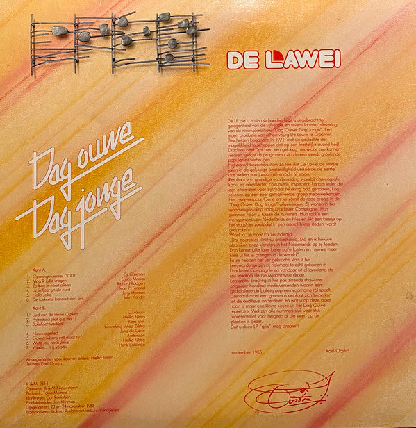 De Lawei : Dag ouwe dag jonge (LP, + b)