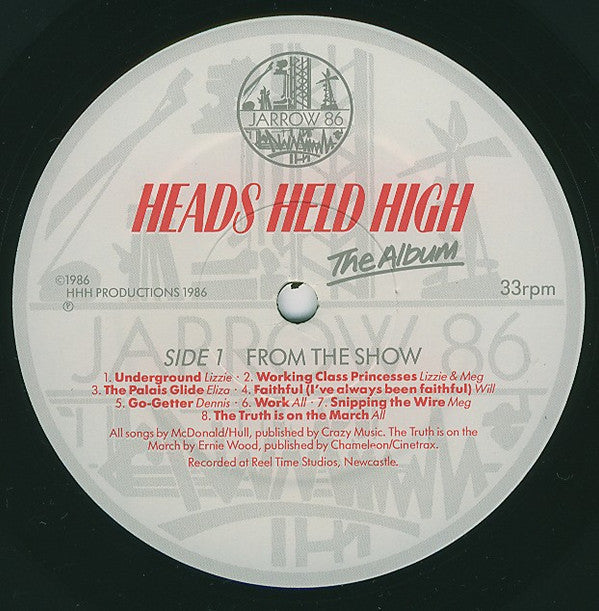 Heads Held High : Heads Held High - The Album [Jarrow 86] (LP)