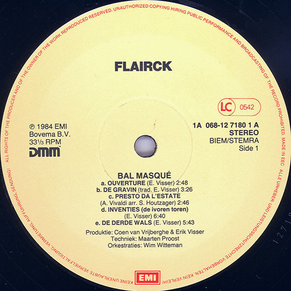 Flairck : Bal Masqué (LP, Album)