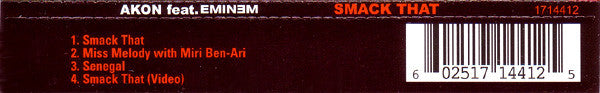 Akon Featuring Eminem : Smack That (CD, Maxi, Enh)