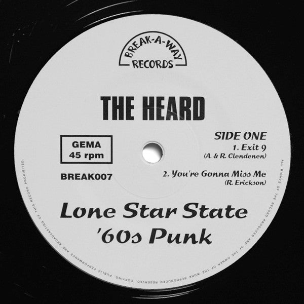 The Heard meet The Only Ones (3) : Lone Star State '60s Punk: The Heard Meet The Only Ones (10", Comp, Mono, RM)