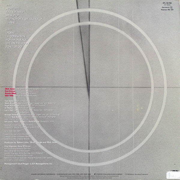 Foreigner : 4 (LP, Album)