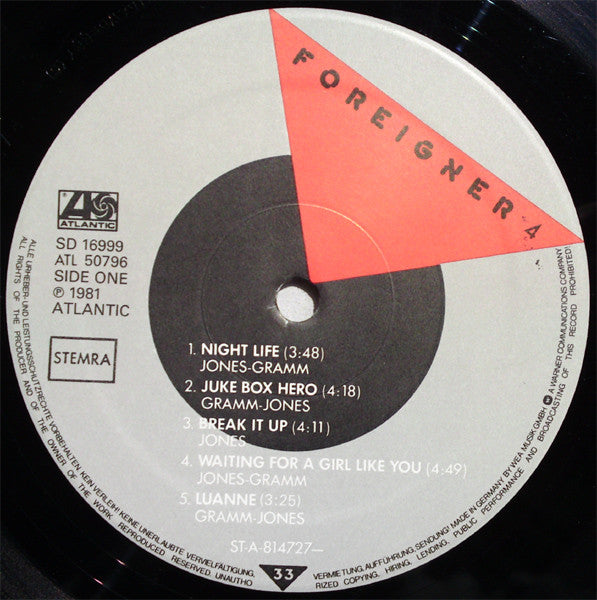 Foreigner : 4 (LP, Album)