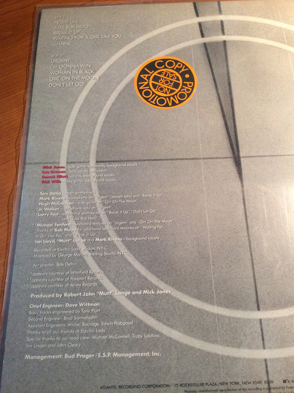 Foreigner : 4 (LP, Album)