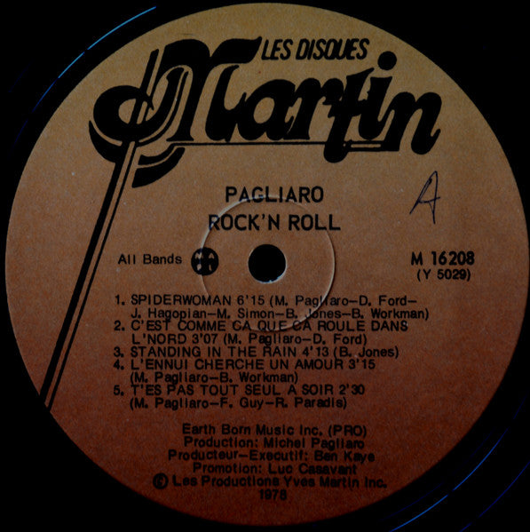 Pagliaro* : Rock'n Roll (LP, Album)