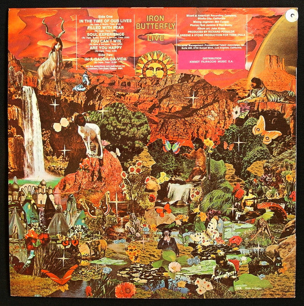 Iron Butterfly : Live (LP, Album)