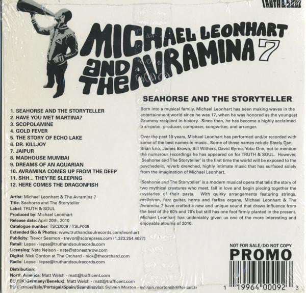 Michael Leonhart And The Avramina 7 : Seahorse And The Storyteller (CD, Album, Promo)
