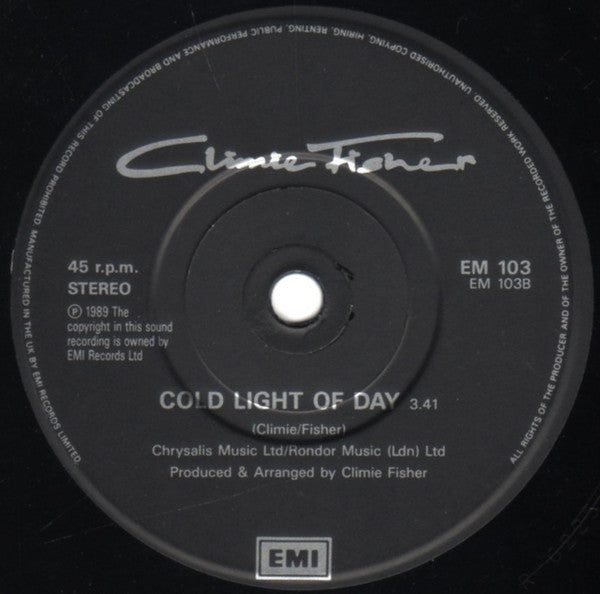 Climie Fisher : Facts Of Love (7", Single)