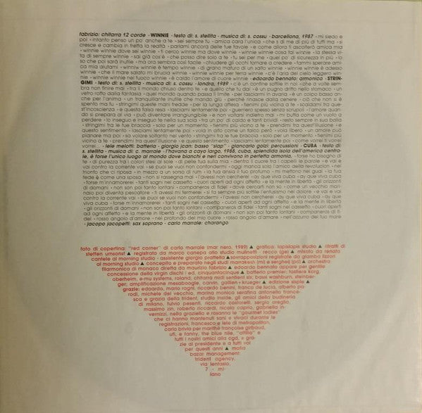 Matia Bazar : Red Corner (LP, Album)