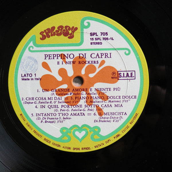 Peppino Di Capri & I New Rockers : Peppino Di Capri & I New Rockers (LP)
