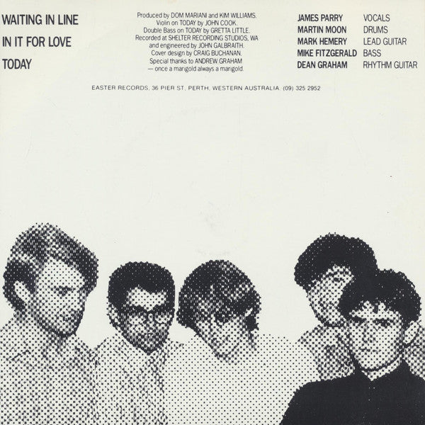 The Marigolds : Waiting In Line (7", Single)