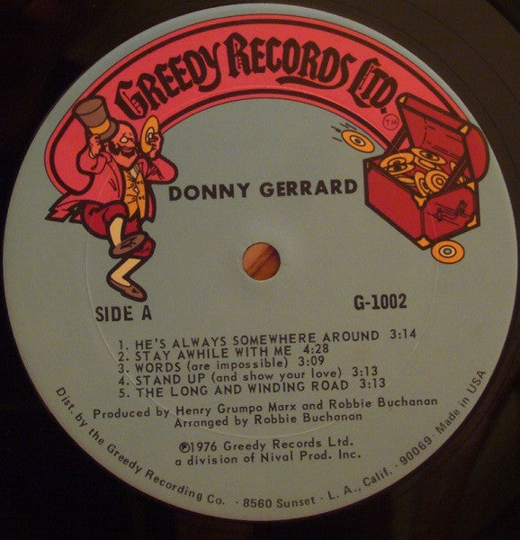 Donny Gerrard : Donny Gerrard (LP, Album)