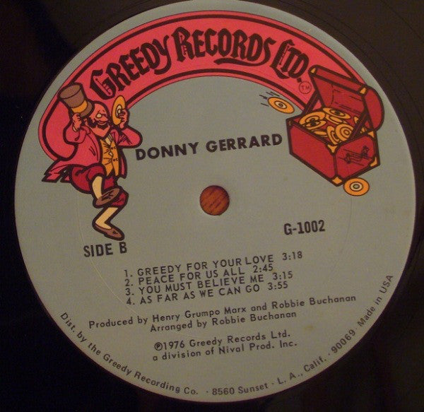 Donny Gerrard : Donny Gerrard (LP, Album)