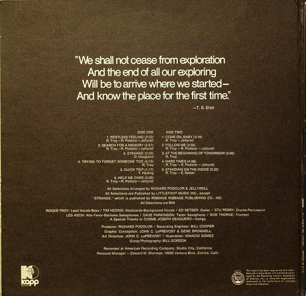 Jellyroll : Jellyroll (LP, Album)