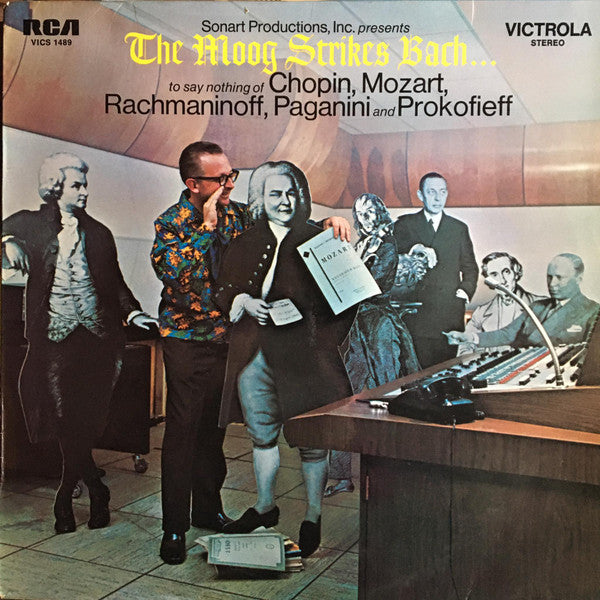 Hans Wurman : The Moog Strikes Bach... (LP, Album)