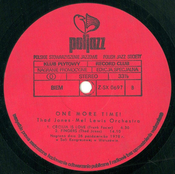 Thad Jones - Mel Lewis Orchestra* : One More Time! (LP)