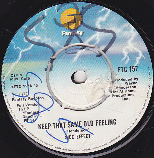 Side Effect : Keep That Same Old Feeling (7", Single)