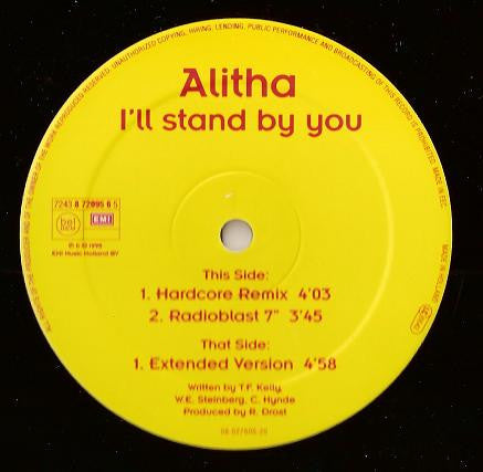 Alitha : I'll Stand By You (12")