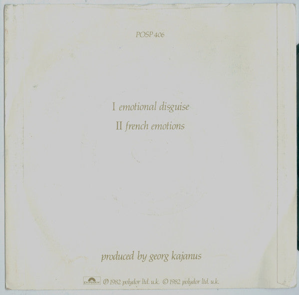 Peter Godwin : Emotional Disguise (7")