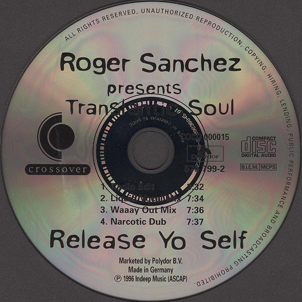Roger Sanchez Presents Transatlantic Soul : Release Yo Self (CD, Maxi)