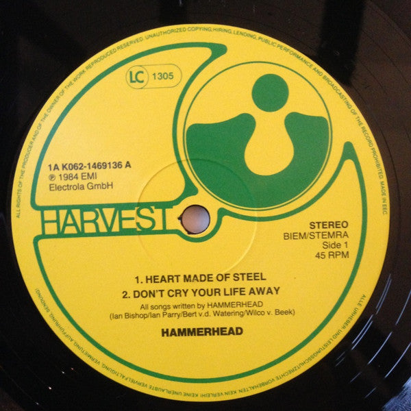 Hammerhead (9) : Heart Made Of Steel (12")