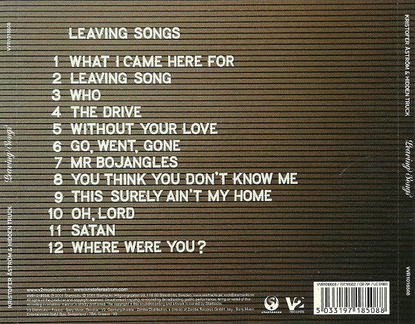 Kristofer Åström & Hidden Truck : Leaving Songs (CD, Album, RE)