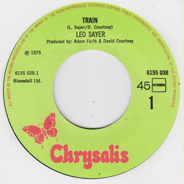 Leo Sayer : Train (7")