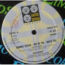 Berliner* : Donde Estas (12")